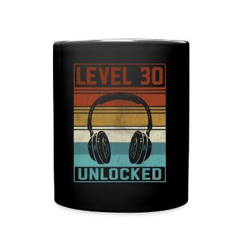 Gamer 30th Birthday Gamer - Tasse einfarbig - Schwarz - Vorne