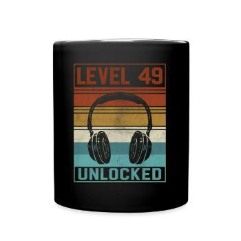 Gamer 49th Birthday Gamer - Full Colour Mug - black - Front