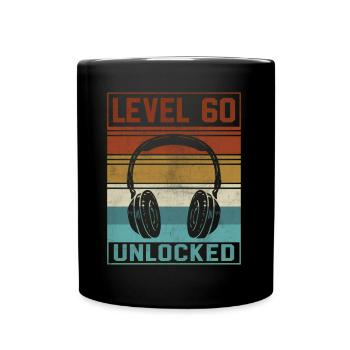Gamer 60th Birthday Gamer - Tasse einfarbig - Schwarz - Vorne