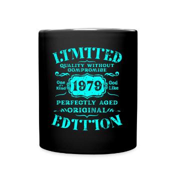 Birthday 1979 Limited Edition Gift Used Cool - Full Colour Mug - black - Front