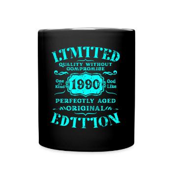 Birthday 1990 Limited Edition Gift Used Cool - Full Colour Mug - black - Front