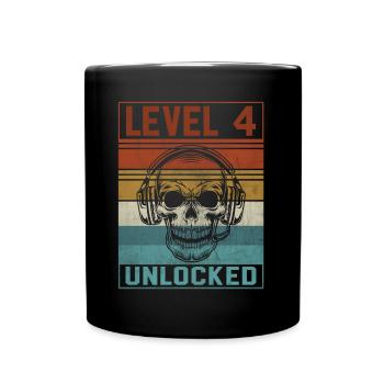 4ème anniversaire du joueur - Mug uni - noir - Devant