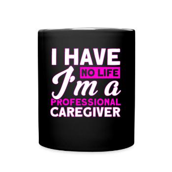 Health Assistance Home Nursing Nurse - Full Colour Mug - black - Front