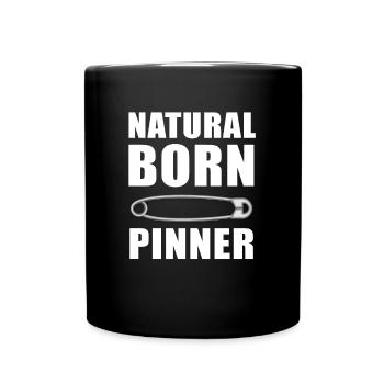 Lutte Arts Martiaux Ringen Natural Born Pinner - Mug uni - noir - Devant