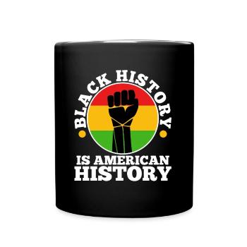 L’histoire des Noirs est l’histoire américaine - Mug uni - noir - Devant