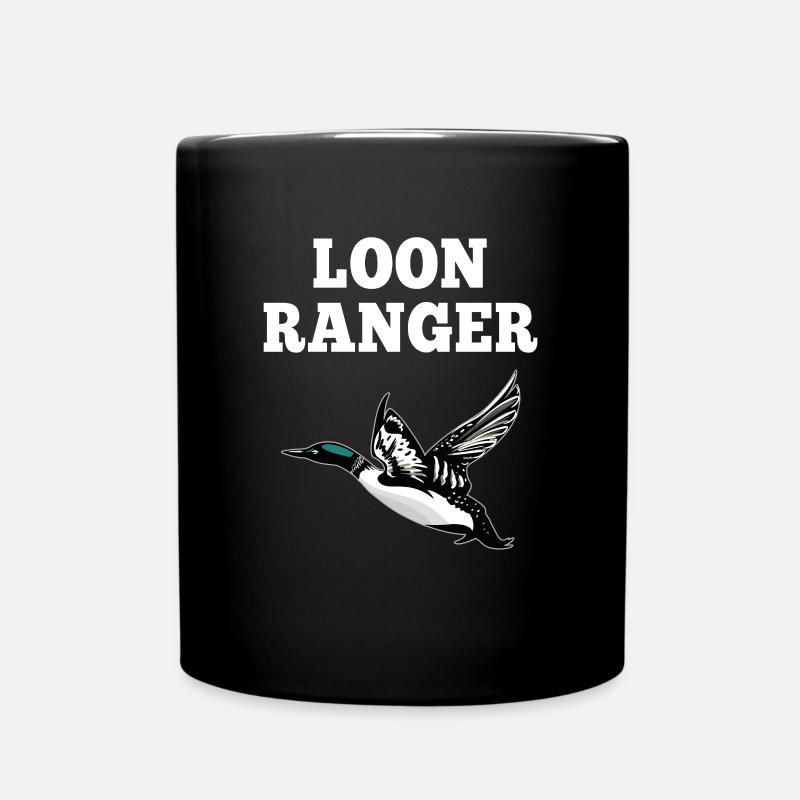 Loon Ranger Common Loon Eistaucher Flugvogel - Tasse einfarbig - Schwarz