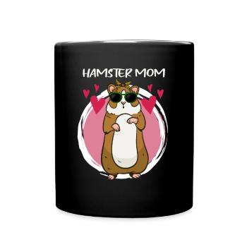 Hamster Mom Hamster Lover Mother Hamster Breeding - Full Colour Mug - black - Front