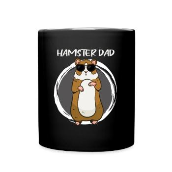 Hamster Dad Hamster Owner Mouse Family Father - Full Colour Mug - black - Front