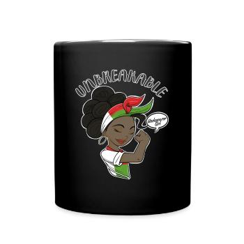 Madagascar Girl Unbreakable I Madagascar Héritage - Mug uni - noir - Devant