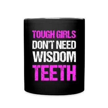 Wisdom Teeth Wisdom Tooth Patient Dentist - Full Colour Mug - black - Front