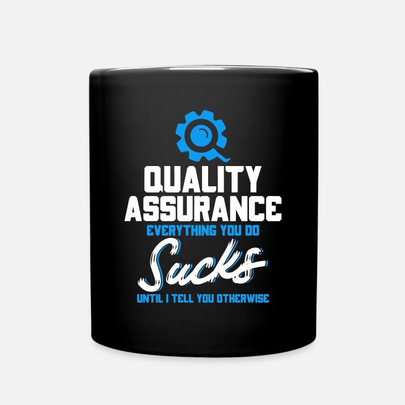 QA Ingenieur QA Tester Software Tester - Tasse einfarbig - Schwarz