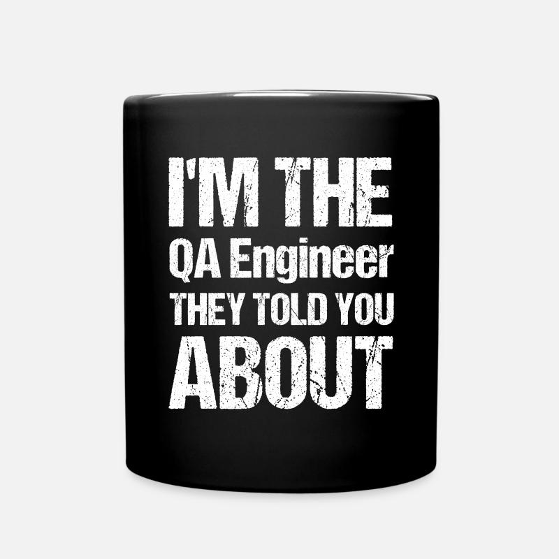 QA Ingenieur QA Tester Software Tester - Tasse einfarbig - Schwarz