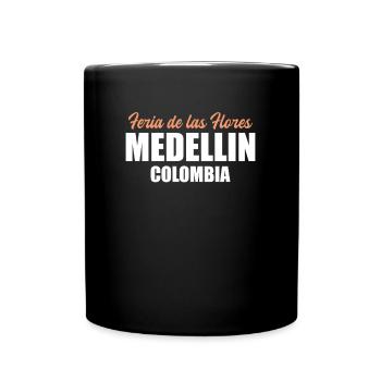 Feria Flores Medellin Festival des fleurs Août - Mug uni - noir - Devant