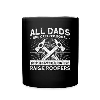 Meilleurs Pères Père Couvreur Père Famille - Mug uni - noir - Devant