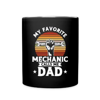 Mécanicien préféré Père Mécanicien Père - Mug uni - noir - Devant