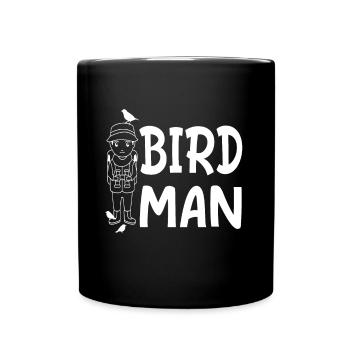 Vogelmann Bugdie Nerd - Cadeaux d’observation des oiseaux - Mug uni - noir - Devant