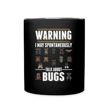 Insectes Nature Drôle Entomologiste - Mug uni - noir - Devant