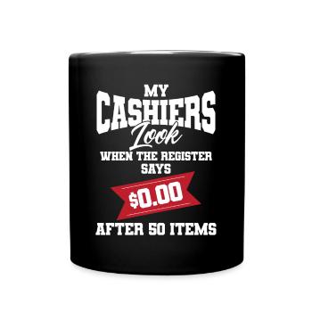 Coupon Shopper Discount Couponer Discount Sale - Full Colour Mug - black - Front