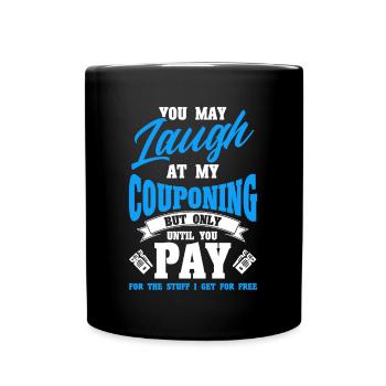Coupon Shopper Discount Couponer Discount Sale - Full Colour Mug - black - Front