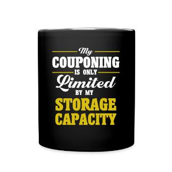 Coupon Shopper Discount Couponer Discount Sale - Full Colour Mug - black - Front