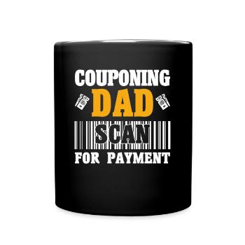 Coupon Shopper Discount Couponer Discount Sale - Full Colour Mug - black - Front