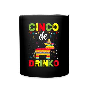 Pinata Cinco De Mayo Party Trinken Fiesta - Tasse einfarbig - Schwarz - Vorne