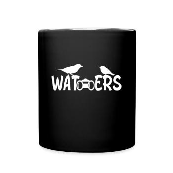 Observation des oiseaux - Perruche - Cadeaux d’observation des oiseaux - Mug uni - noir - Devant