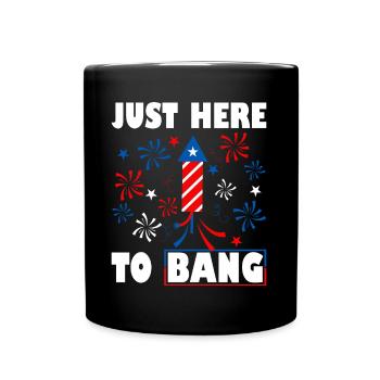 Patriotic Fireworks Director USA Celebration - Mug uni - noir - Devant