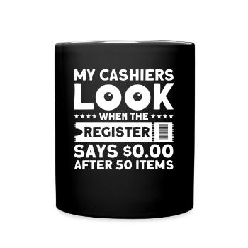 Coupon Shopper Discount Couponer Discount Sale - Full Colour Mug - black - Front