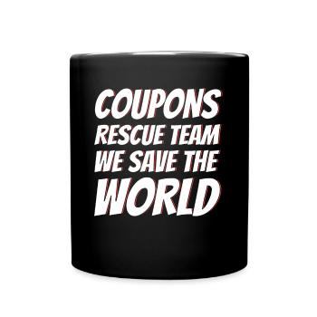 Coupon Shopper Discount Couponer Discount Sale - Full Colour Mug - black - Front
