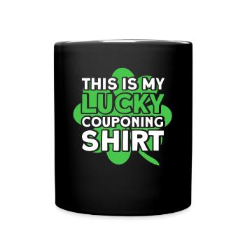 Coupon Shopper Discount Couponer Discount Sale - Full Colour Mug - black - Front