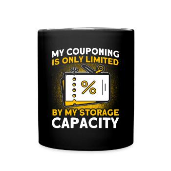 Coupon Shopper Discount Couponer Discount Sale - Full Colour Mug - black - Front