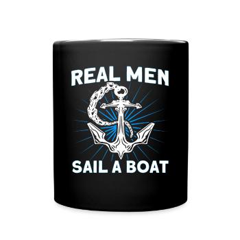 Amateurs de bateau Capitaine de bateau Capitaines - Mug uni - noir - Devant