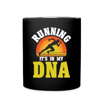 Motivation Streak Running Runner Marathon - Mug uni - noir - Devant