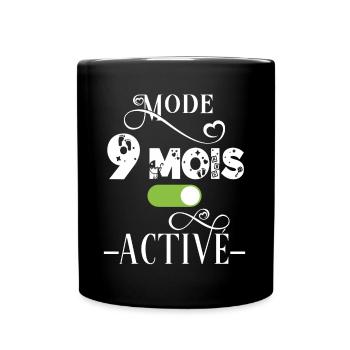 Future maman, idée cadeau annonce grossesse humour - Mug uni - noir - Devant