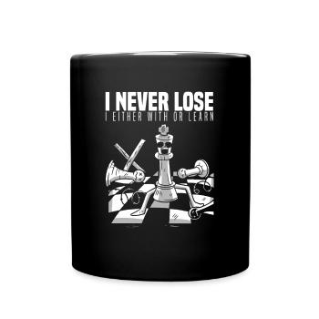 Je ne perds pas le championnat d’échecs - Mug uni - noir - Devant
