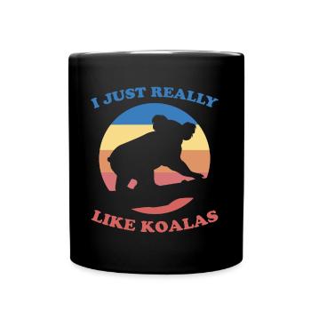 Koala Saying Australia Marsupial Koalas Gift - Full Colour Mug - black - Front