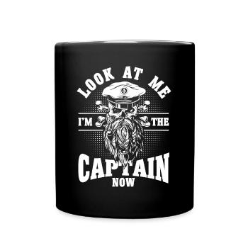 Boat Lovers Boat Captain Captain Captains - Full Colour Mug - black - Front