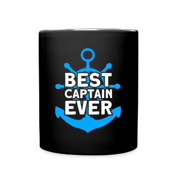 Boat Lovers Boat Captain Captain Captains - Full Colour Mug - black - Front
