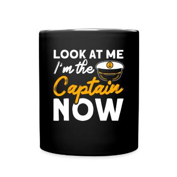 Boat Lovers Boat Captain Captain Captains - Full Colour Mug - black - Front