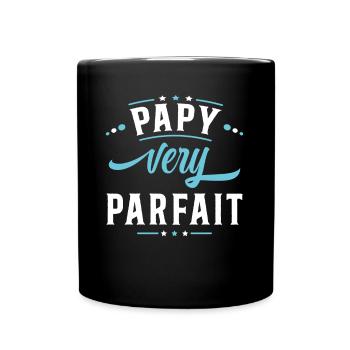 Papy idée cadeau grand père humour citation humour - Mug uni - noir - Devant