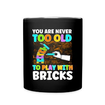 Building block Terminal block Block - Full Colour Mug - black - Front