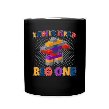 Build clamping block building block - Full Colour Mug - black - Front