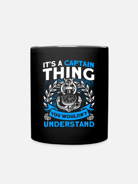 Boot-Liebhaber Boot Kapitän Kapitäne - Tasse einfarbig - Schwarz