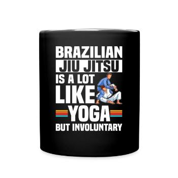 Brazilian Jiu Jitsu Bjj - Tasse einfarbig - Schwarz - Vorne