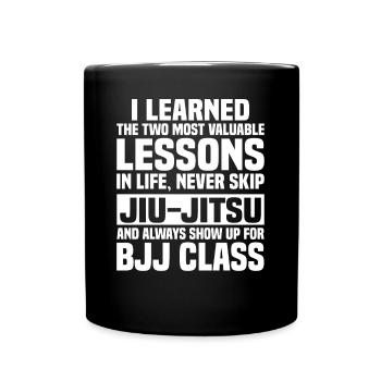 Brazilian Jiu Jitsu Bjj - Tasse einfarbig - Schwarz - Vorne