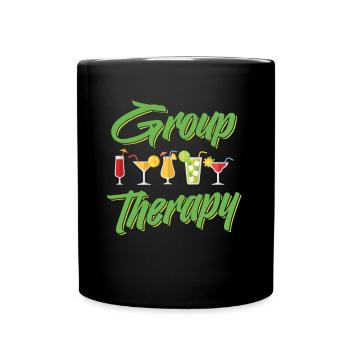 Cocktail Thérapie Barman Femmes Barmaid - Mug uni - noir - Devant