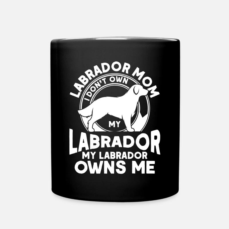 Haustier Labrador Mama Hund Labrador - Tasse einfarbig - Schwarz