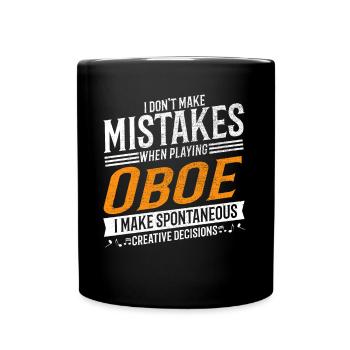 Oboe Music Lover Creative Oboe Player - Full Colour Mug - black - Front
