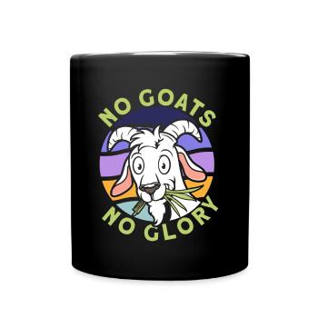 Vintage Retro Goat Breeder Goat Goat Lover - Full Colour Mug - black - Front